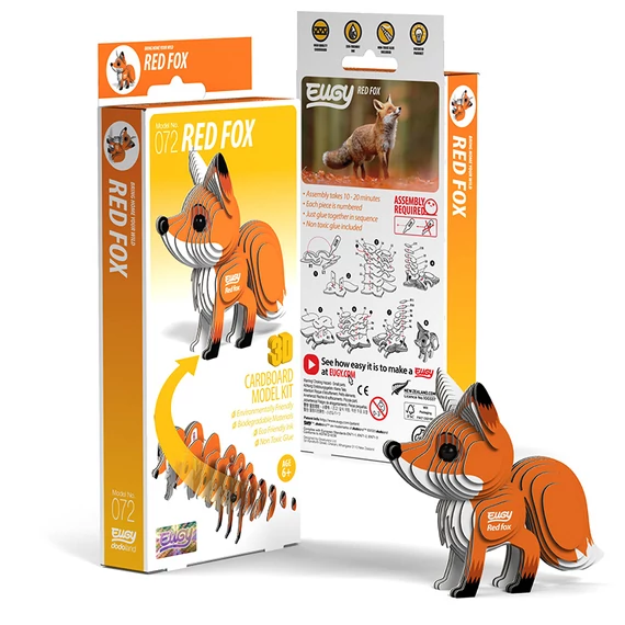 EUGY Róka 3D puzzle