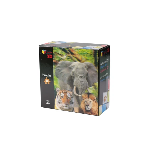 Puzzle 3D - 48 pieces - The Animals