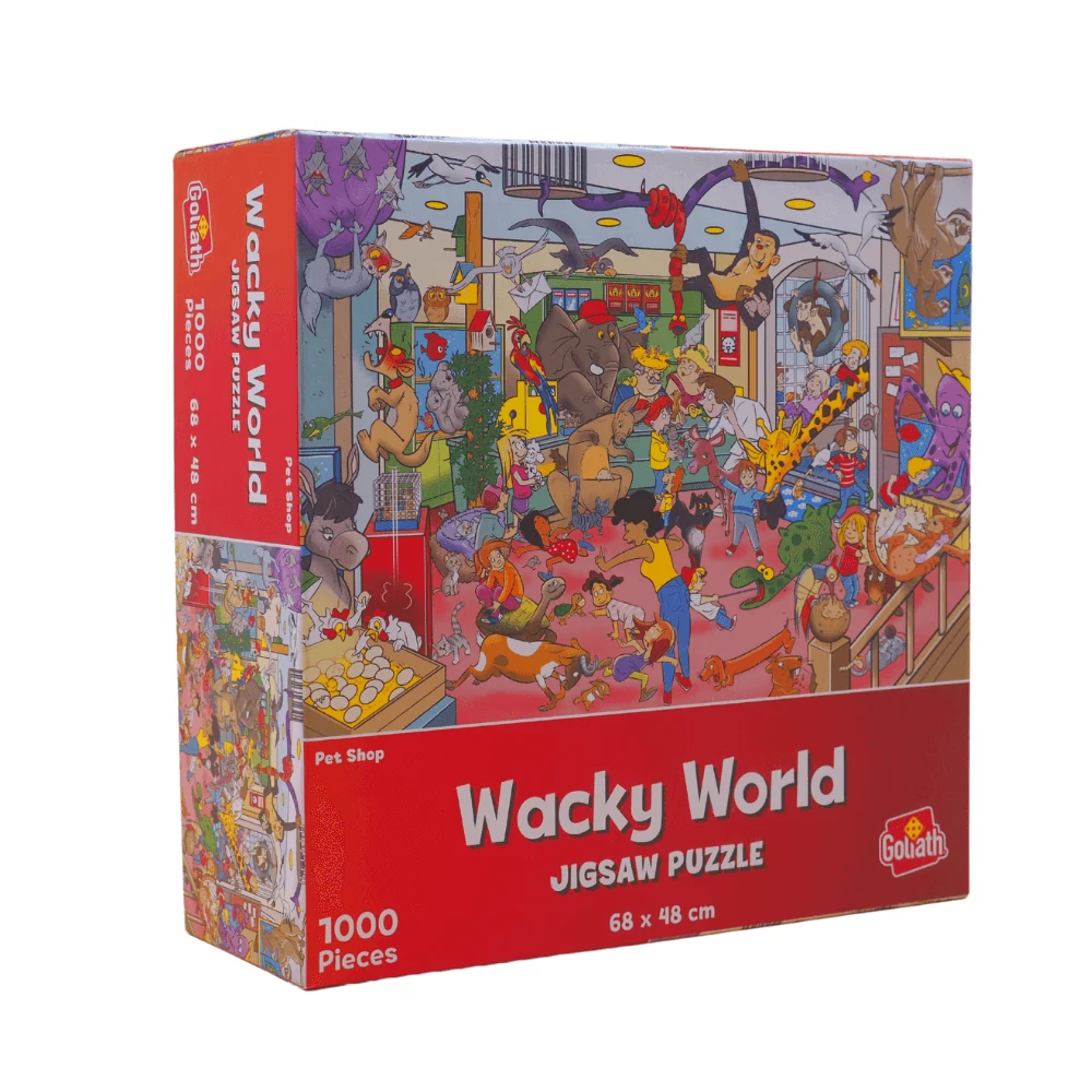 Wacky World puzzle, 1000 db-os - Állatkereskedés